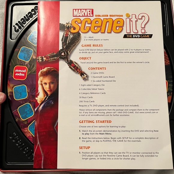 Marvel Deluxe Edition Scene It? Board Game - Picture 2 of 4